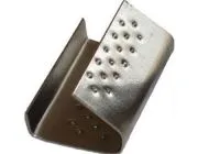 Замок металлический с внутренной пуклей (для полипропиленовой ленты) PP-19 (0,6) цинк матовый